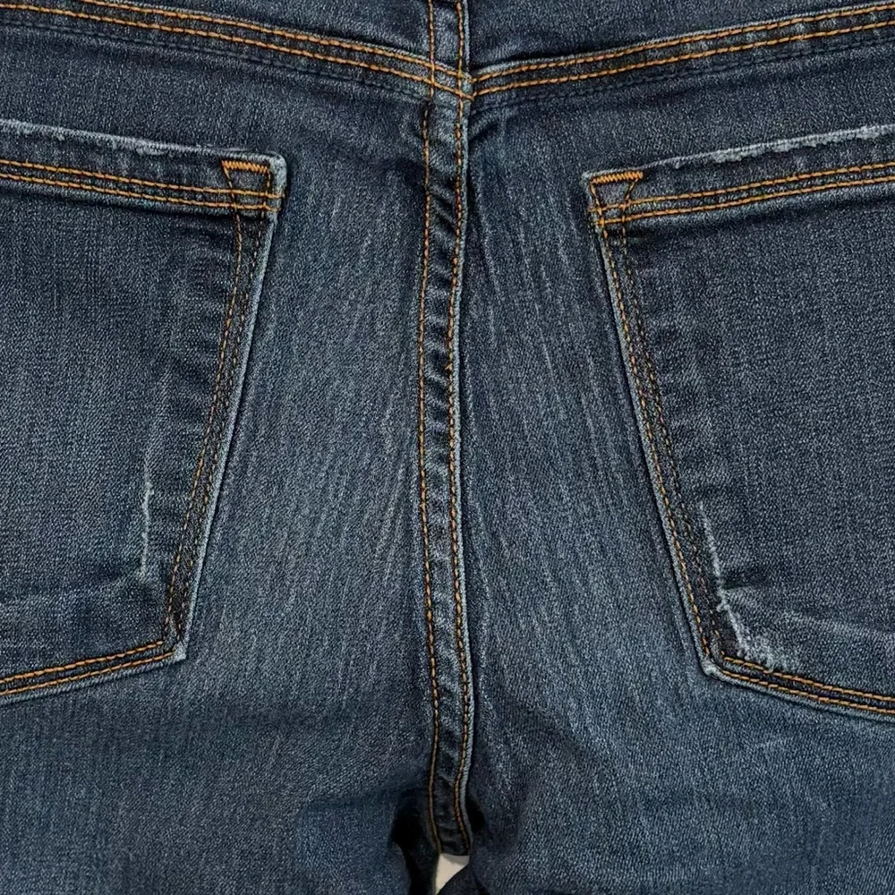 FREE PEOPLE Skinny Jeans Dark Wash Mid Rise Stretch Denim USA Made